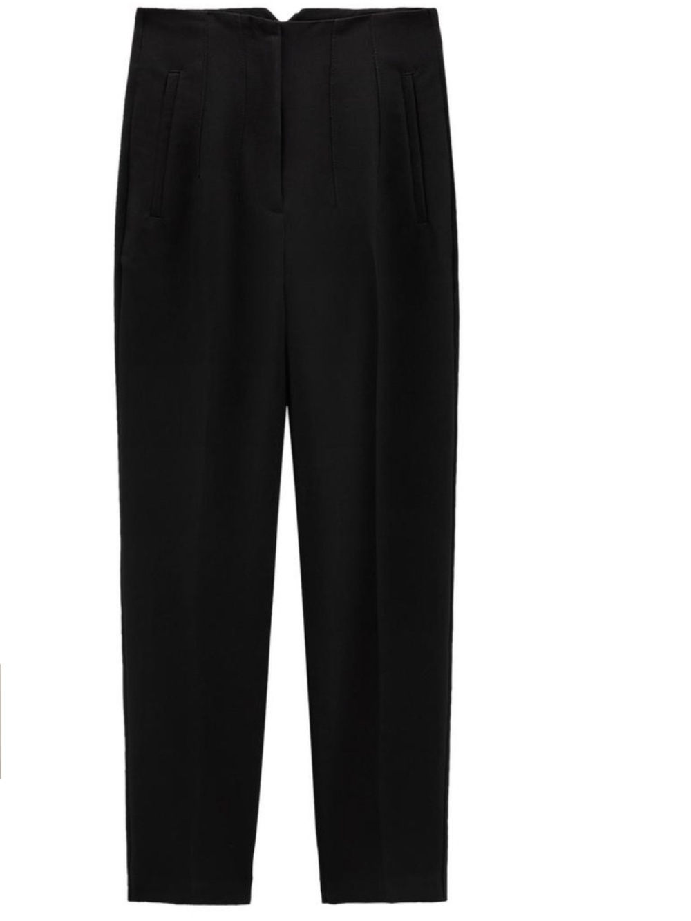 Zara High-Waisted Pant in Black